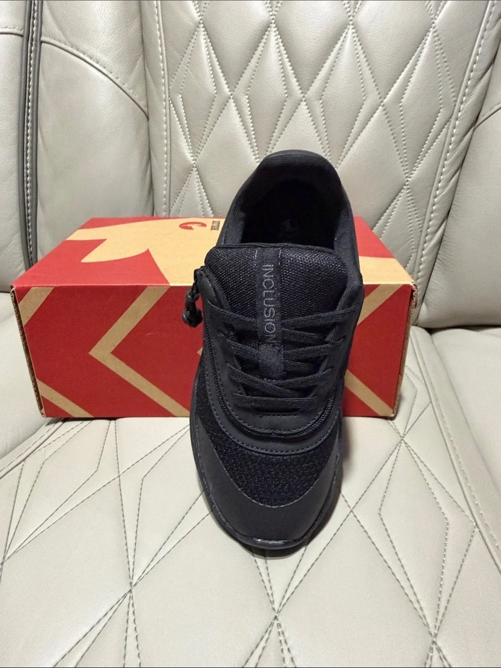 Billy Footwear Kids Black Sport Inclusion One Sneaker